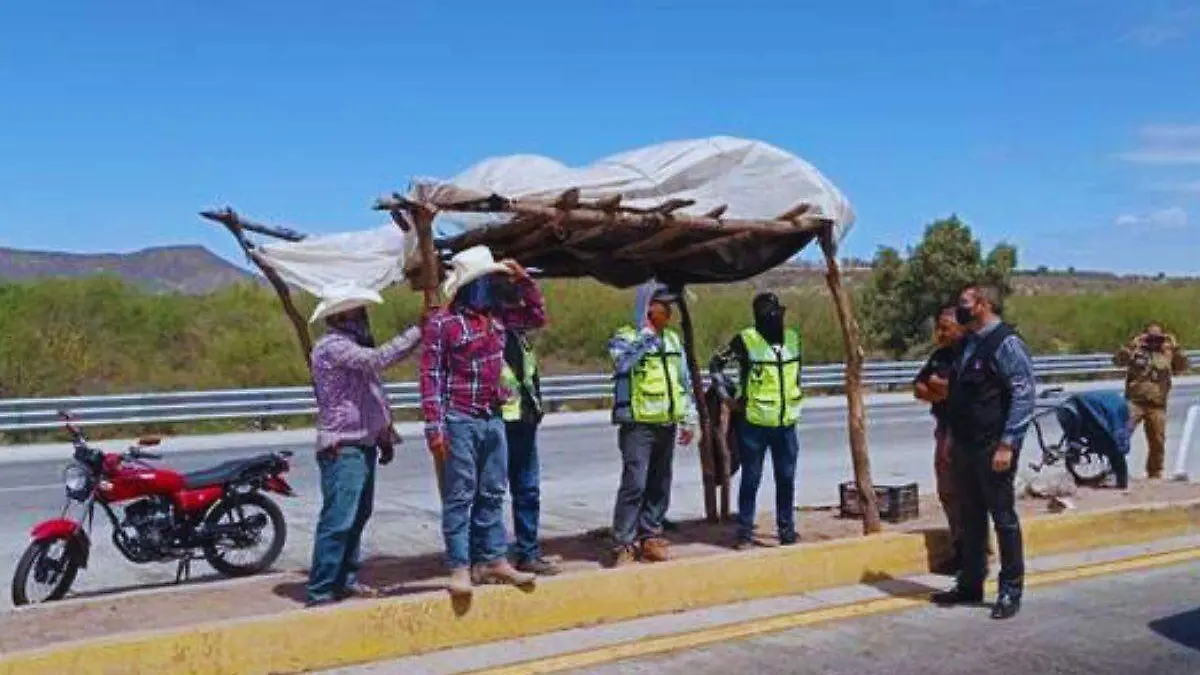 Bloqueo etnia Yaqui